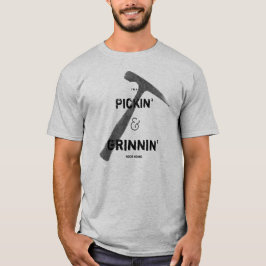 Jag är en plockande & grinande stenjägare Stenploc Tee Shirt