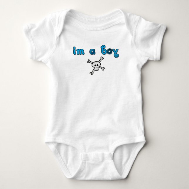 Jag är en pojke! t-shirt (Framsida)