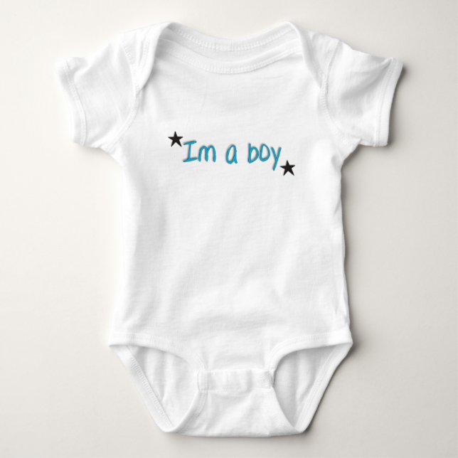 Jag är en pojke tee shirt (Framsida)