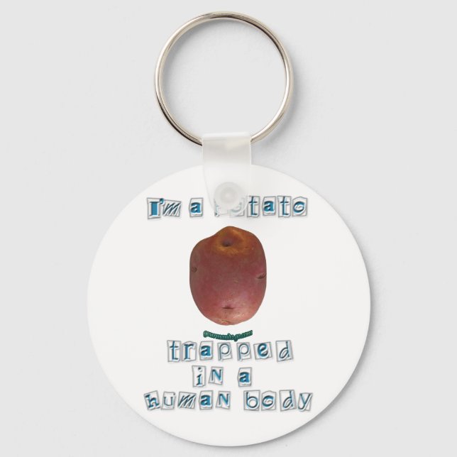 Jag är en potatis nyckelring (Framsida)
