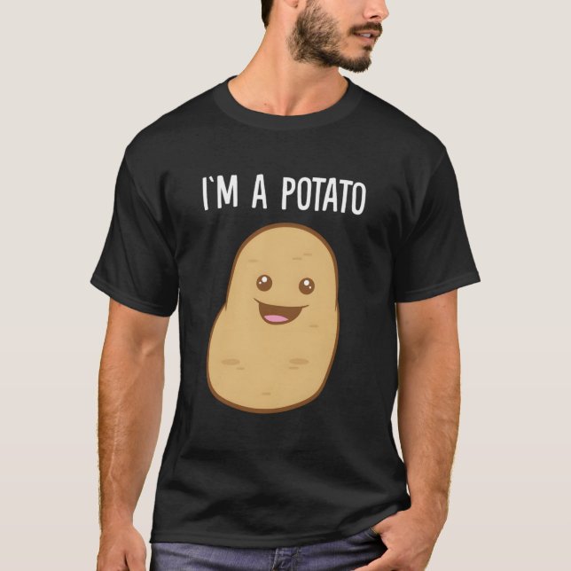 Jag är en potatis t shirt (Framsida)