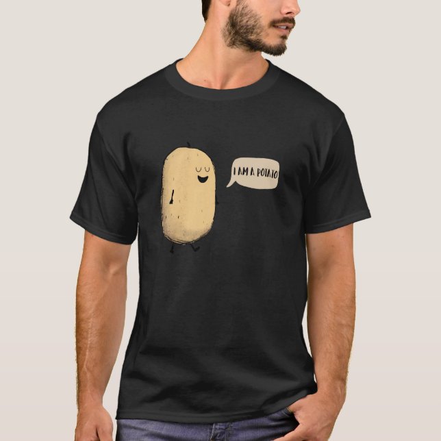 Jag är en potatis! T-Shirt (Framsida)