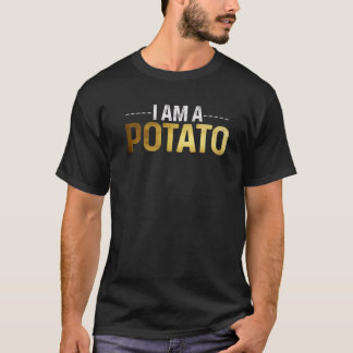 Jag är en potatispatré Halloween Costume Funny Pot T Shirt