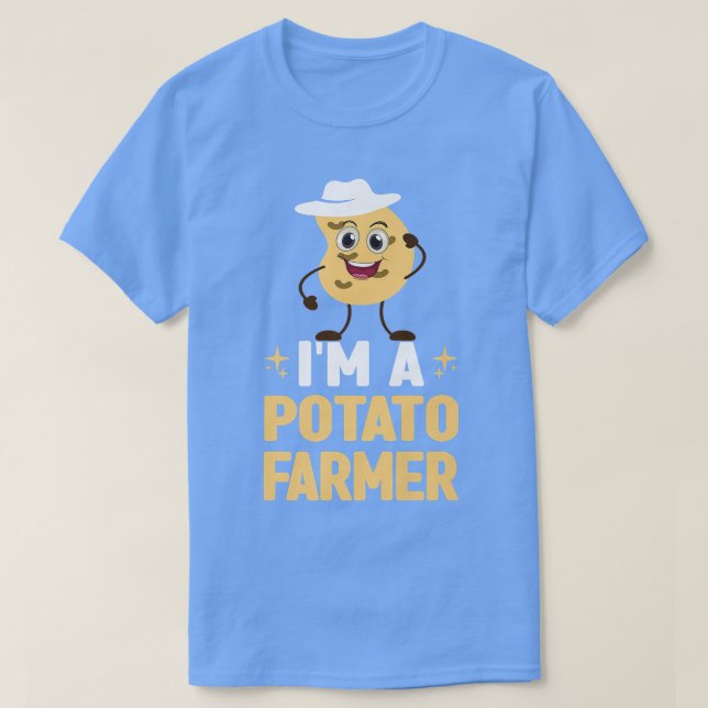 Jag är en potato Farmer Funny Potato Farmer Chef F T Shirt (Design framsida)