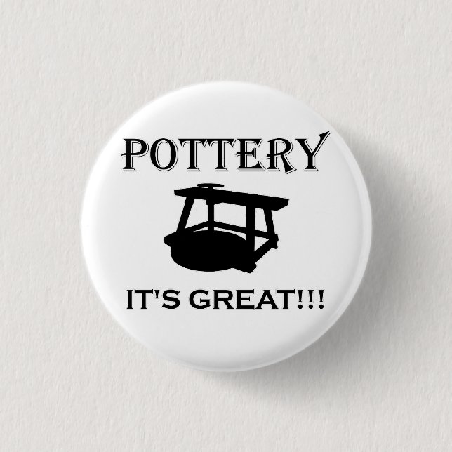 Jag är en potter Gud också skapat från lera! Knapp (Framsida)