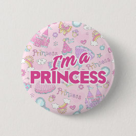 Jag är en prinsessknapp knapp