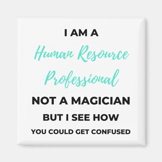 Jag är en Professionell för personalresurser, inte Magnet (Framsidan)