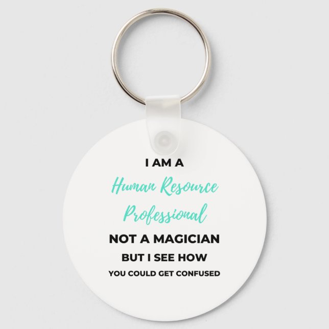 Jag är en Professionell för personalresurser, inte Nyckelring (Framsida)