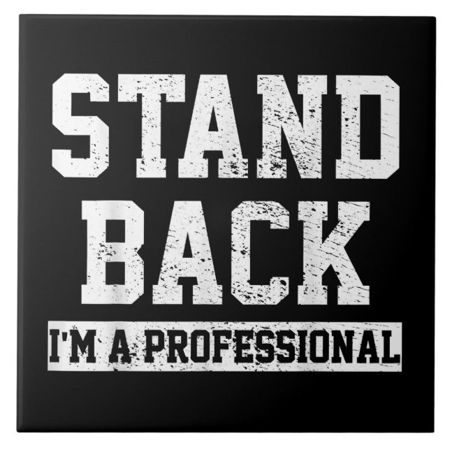 Jag är en Professionell Kakelplatta (Framsidan)