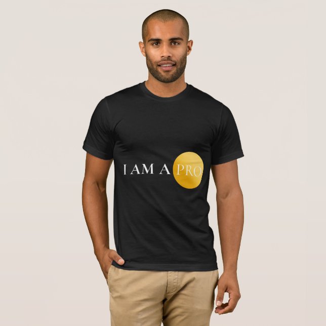 JAG ÄR EN PROFFS | Minimalistisk Motivering  T Shirt (Hel framsida)