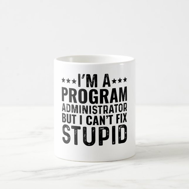 Jag är en programadministratör men jag kan inte åt kaffemugg (Center)