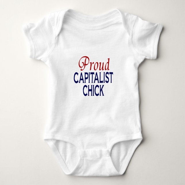 Jag är en PROUD CAPITALIST-CHICK Tröja (Framsida)
