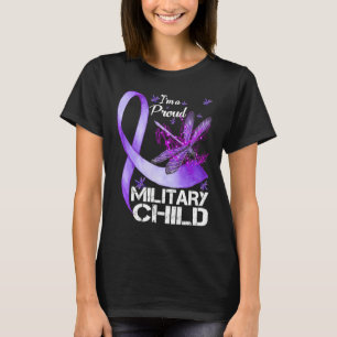 Jag är en proud militär barndaggfluga t shirt
