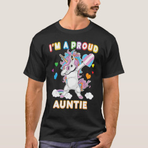 Jag är en proud Transgender Auntie Lgbt Pride Dabb T Shirt