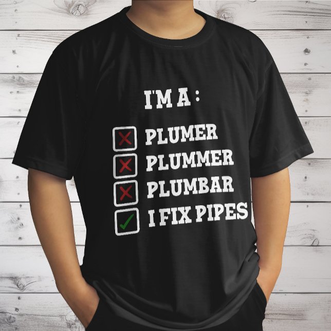 Jag är en Pumer Plummer Plumbar Handyman Rör Fixer T Shirt (Skapare uppladdad)