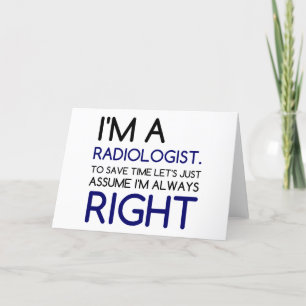 JAG ÄR EN RADIOLOGIST HELGKORT