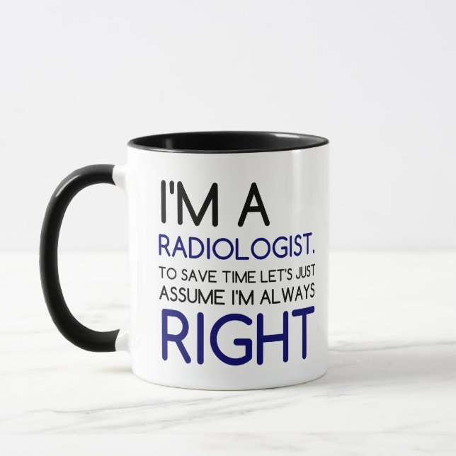 JAG ÄR EN RADIOLOGIST MUGG (Vänster)