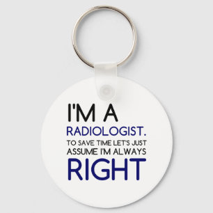 JAG ÄR EN RADIOLOGIST NYCKELRING