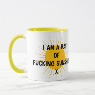 Jag är en Ray of F*cking Sunshine X Funny Sarcasti Mugg
