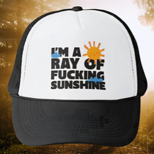Jag är en Ray of F*ing Sunshine Lastbilsförarhatt Keps