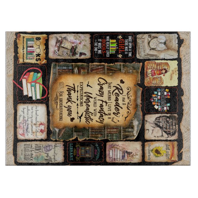 Jag är en Reader Blanket, Bok Älskare Blanket. (Framsidan)