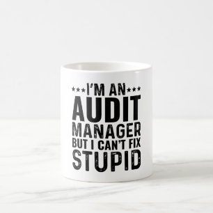 Jag är en revisionshanterare men jag kan inte åtgä kaffemugg