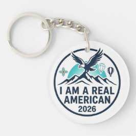 JAG ÄR EN RIKTIG AMERIKAN NYCKELRINGAR ÄNDLANYRDS