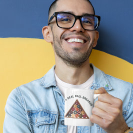 Jag är en riktig Boll Breaker Billiard Bollar Bass Kaffemugg