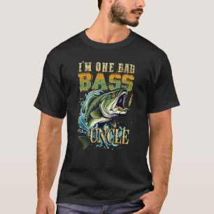 Jag är en riktigt dålig basbror Bassfiskepresent f T Shirt