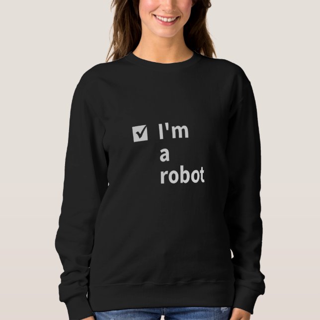 Jag är en Robot Ai Artificial Intelligence Gamer T Shirt (Framsida)