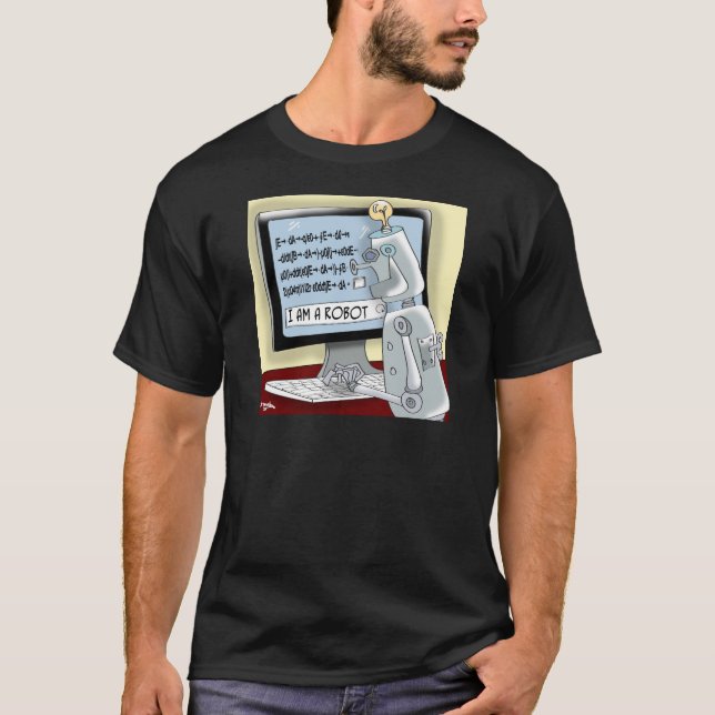 Jag är en Robot T Shirt (Framsida)