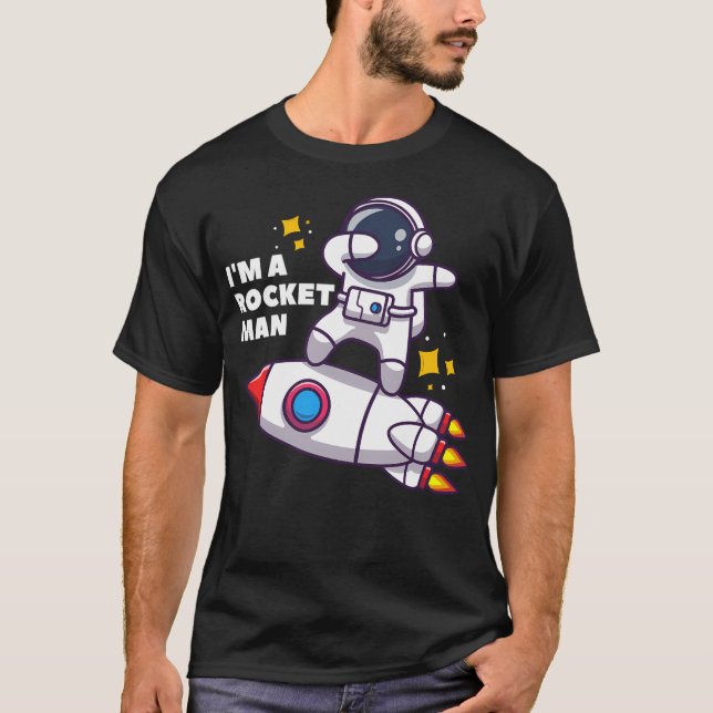 Jag är en Rocketman T Shirt (Framsida)
