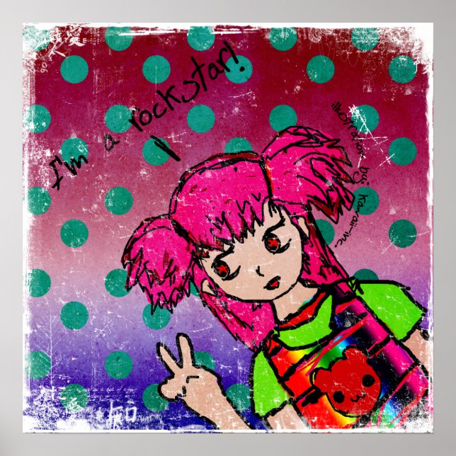 Jag är en Rockstar Poster (Framsidan)