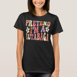 Jag är en Rutabaga Costume Funny Food Hallowee T Shirt