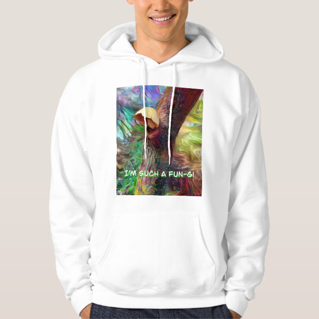 Jag är en så rolig svamp hoodie (Framsida)