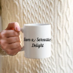 Jag är en Sarcastic Delight Funny Coffee Mugg<br><div class="desc">Lägg till en liten sarkasm till din morgonrutin med vårt "Jag är en Sarcastic Delight" roliga kaffe mugg. Mugg är perfekt för dem som uppskattar ett bra skratt och en stark kopp av kaffe. Oavsett om det är en gåva till en vän eller en personlig eftergivenhet, så är det här...</div>