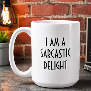 Jag är en Sarksastisk Glädje Rolig Kaffemugg