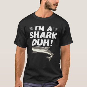 Jag är en Shark Duh Halloween Costume T Shirt