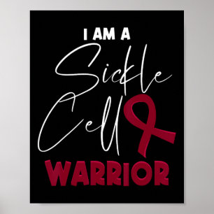 Jag är en sickle Cell Warrior - Sickle Cell Anemi Poster