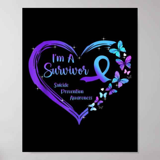 Jag är en självmordsprostituering mot Survivor But Poster (Framsidan)