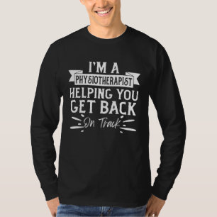 Jag är en sjukgymnast som hjälper dig tillbaka på t shirt