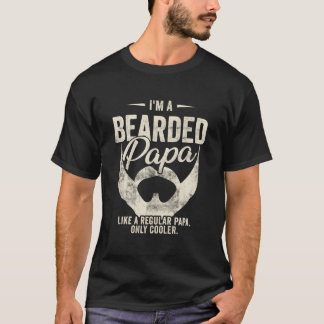 JAG ÄR EN Skäggig Pappa Precis Som En Vanlig Pappa T Shirt