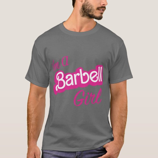 Jag är en skänkbarbettjej present t shirt (Framsida)