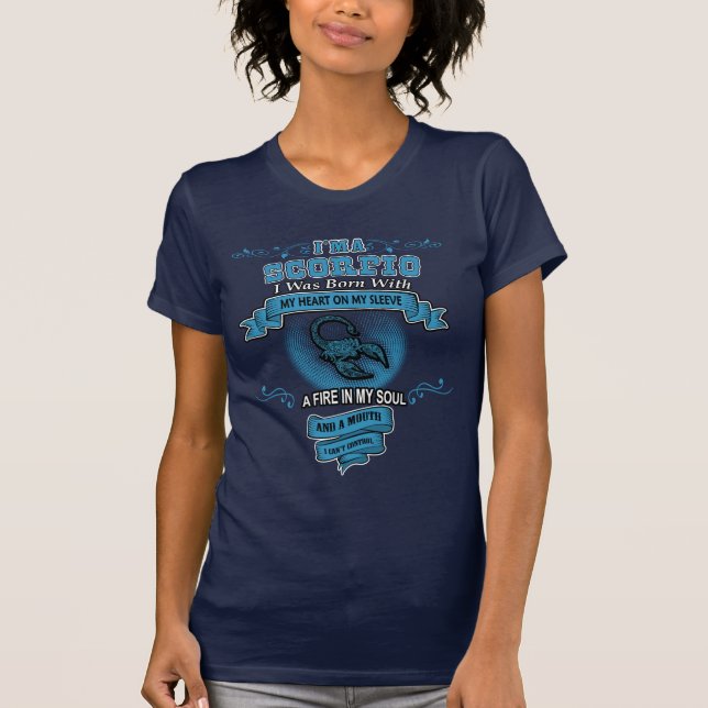 Jag är en Skorpion T-Shirt  (Framsida)
