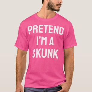 Jag är en Skunk Party Funny Halloween Skunk T Shirt