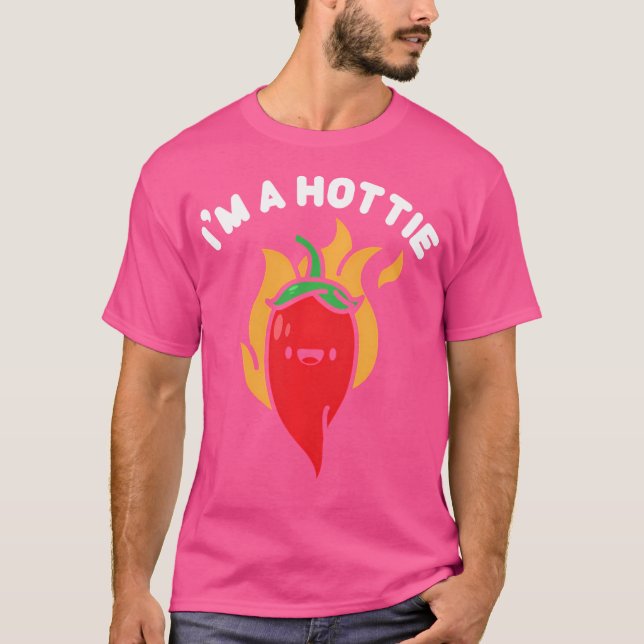 Jag är en Snygging rödpepparcute Spicy Chili Pep T Shirt (Framsida)
