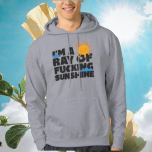 Jag är en solstråle f*ing hoodie – rolig