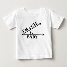 Jag är en söt bebis Roliga Baby T-shirts