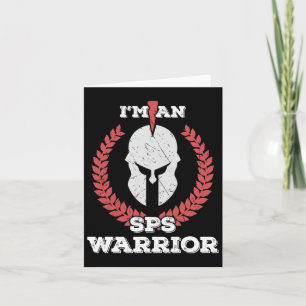 Jag är en Sps Warrior Stiff Person Syndrome Awaren Kort