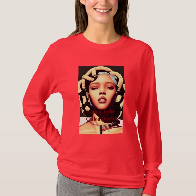 Jag är en stam som kallas drottning t shirt (Framsida)